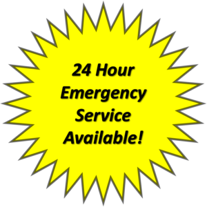 24 Hour Emergency Service Avaliable